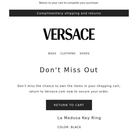 Versace promo codes 2022